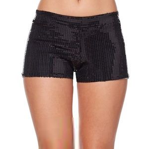 Spirit black sequin shorts brand new
